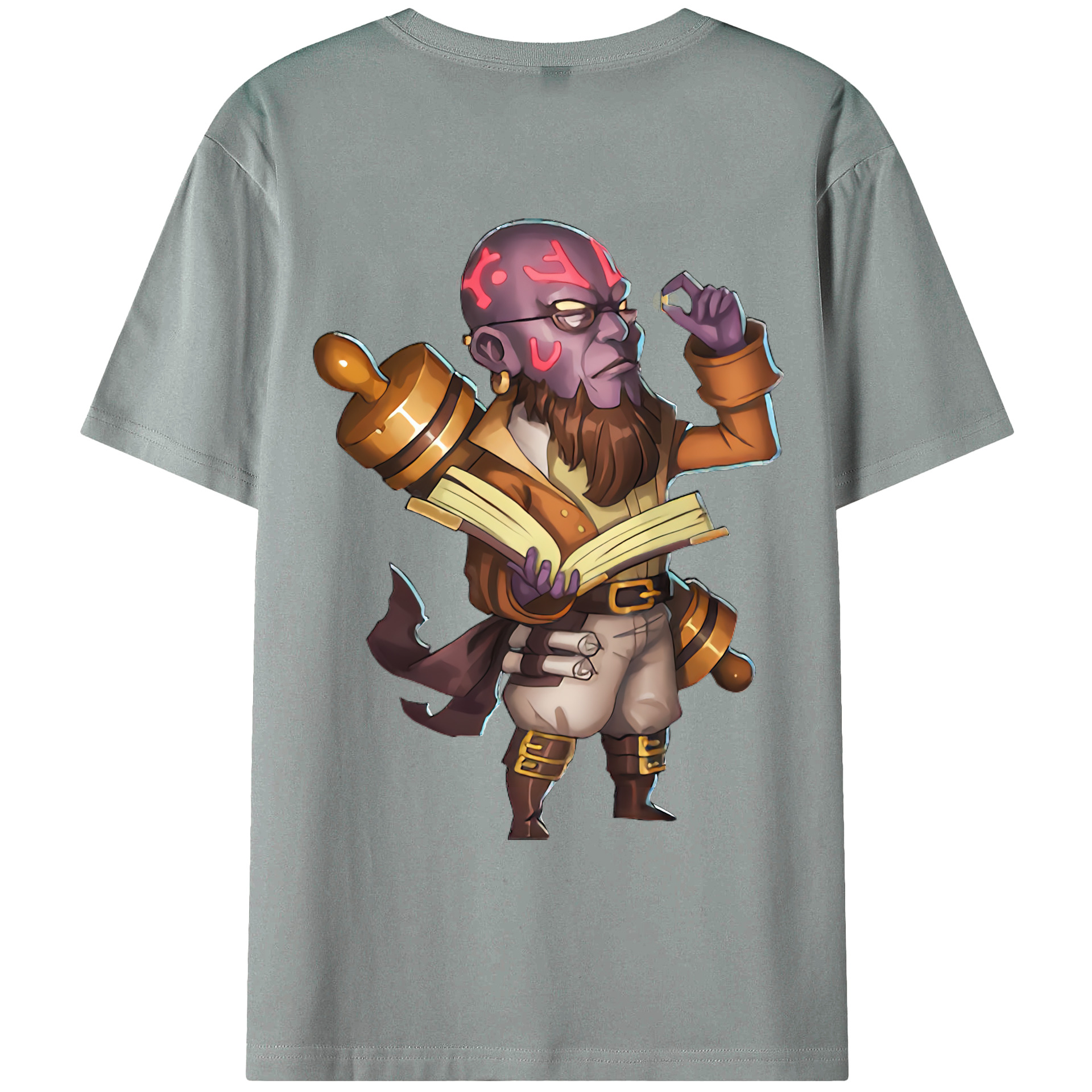 （画像用） リーグ・オブ・レジェンド League of Legends LOL 綿100％ メンズ半袖Tシャツ（バックプリント） 通気性